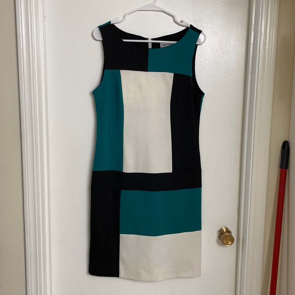 Color Block Shift Dress